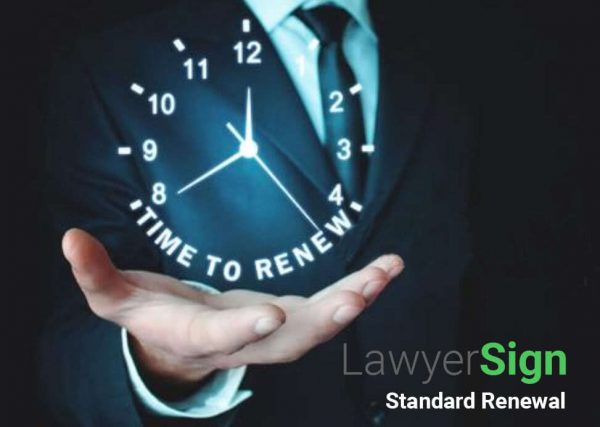 lawyersign standard renewal